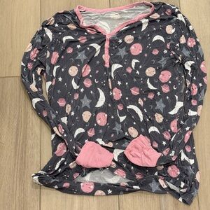 Little Sleepies Moon and Stars Pajama Shirt